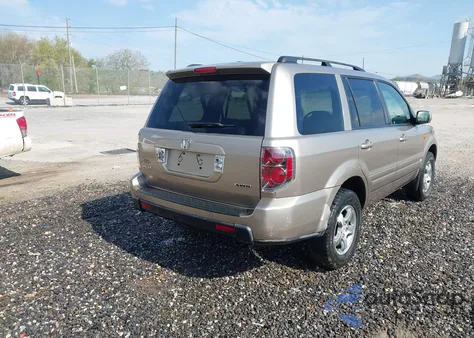 2007 Honda Pilot Ex-L из США, поврежденный, VIN 5FNYF18657B013919